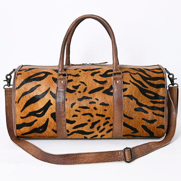 American Darling Duffel Hair On Genuine Leather Western Women Bag | Handbag Duffle Weekend Travel Bags for